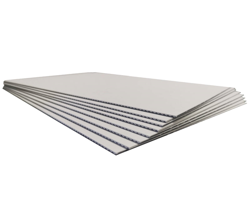 A4 Backing Cards -  1.7mm Fluted Conservation Board 25 Pack