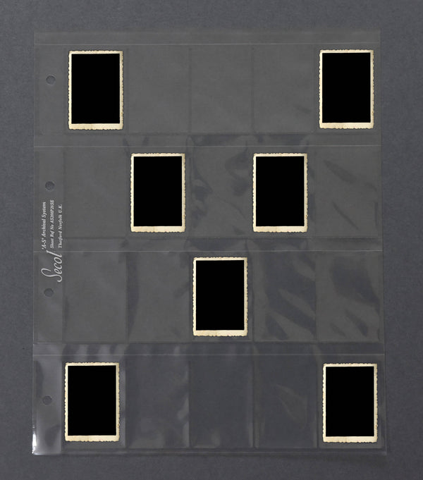 Secol Polyester Page 20 Pocket Collector Cards - 45mmx65mm