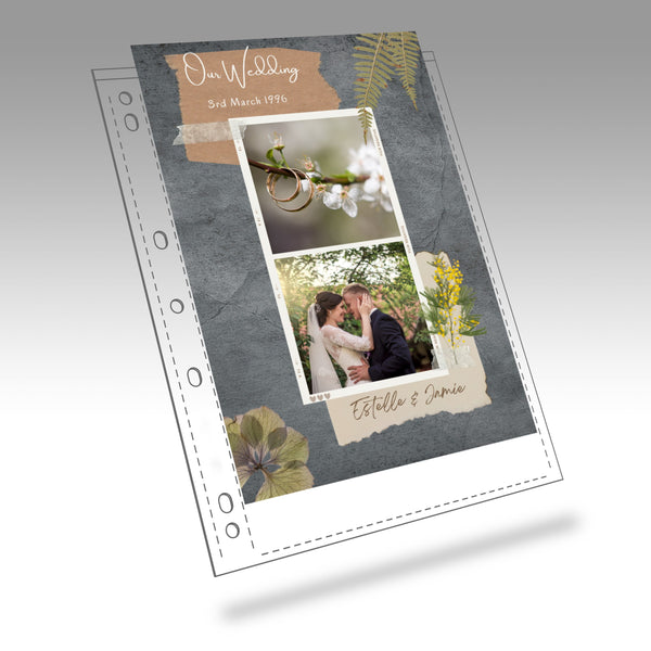 Polypropylene Page - 8.5 x 11" 216mmx279mm