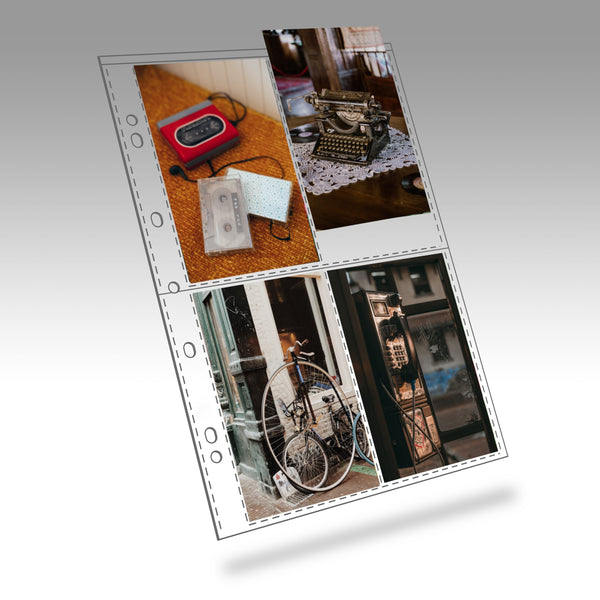 Polypropylene Page 4 Pocket 4x6"-102mmx152mm