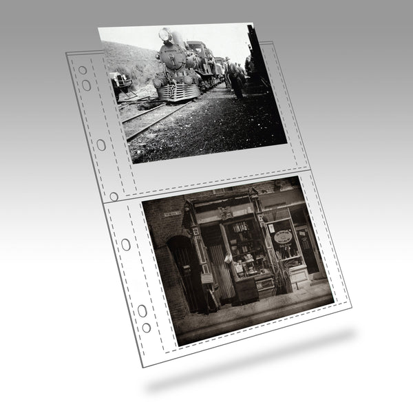 Polypropylene Page 2 Pocket 5x7"-127mmx178mm