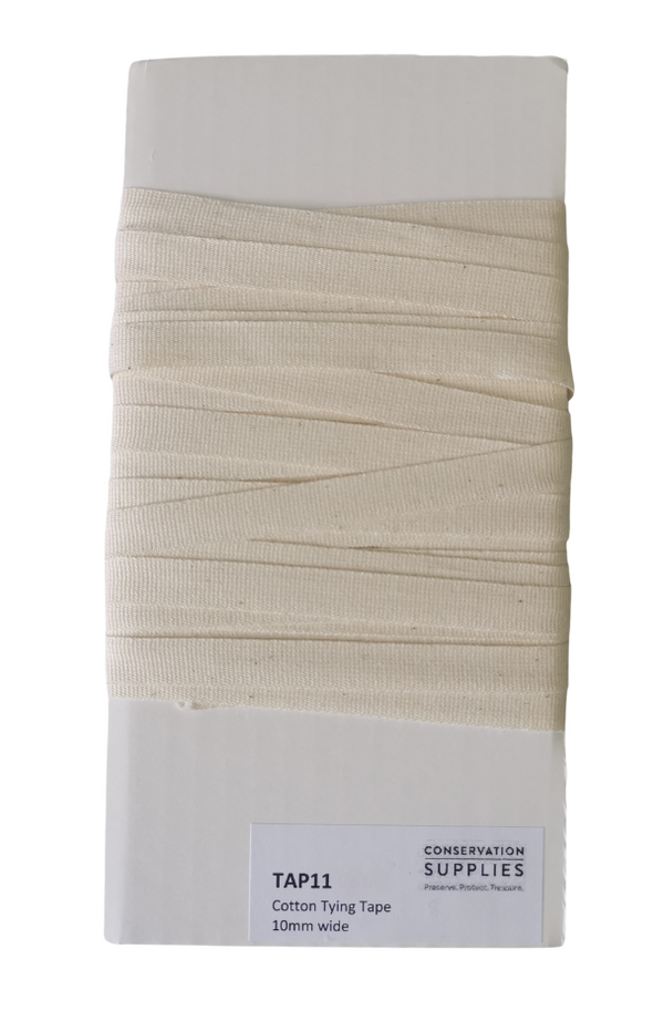 Cotton Tying Tape - 10mm Wide - 7.9m Roll