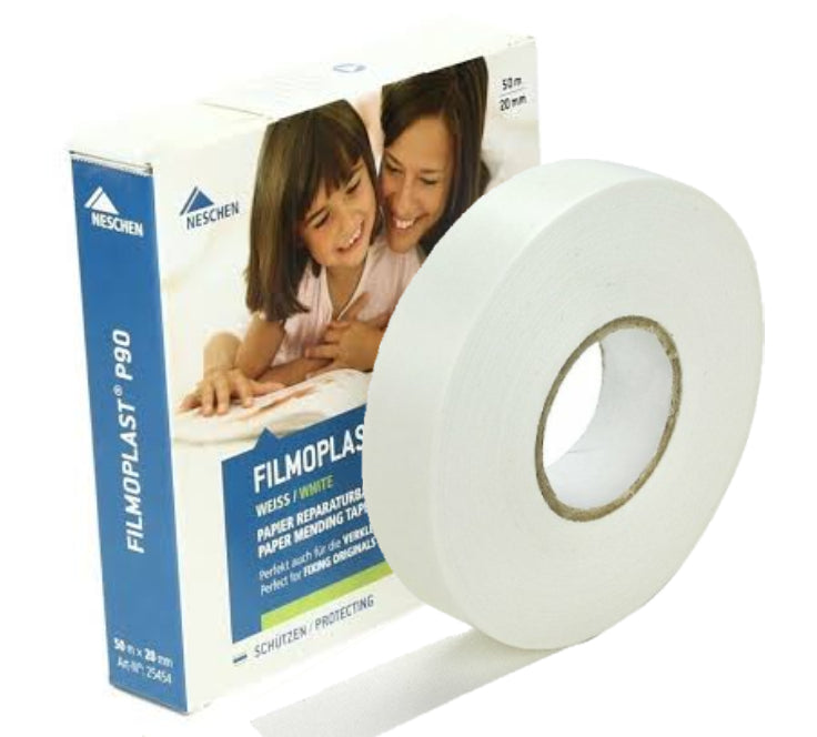 Filmoplast P90 Tape - for archival hinging, book & paper repairs