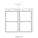 Secol Polyester Page 4 Pocket - Binder: 115mmx145mm & Hanging: 110mmx153mm