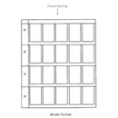 Secol Polyester Page 20 Pocket Collector Cards - 45mmx65mm