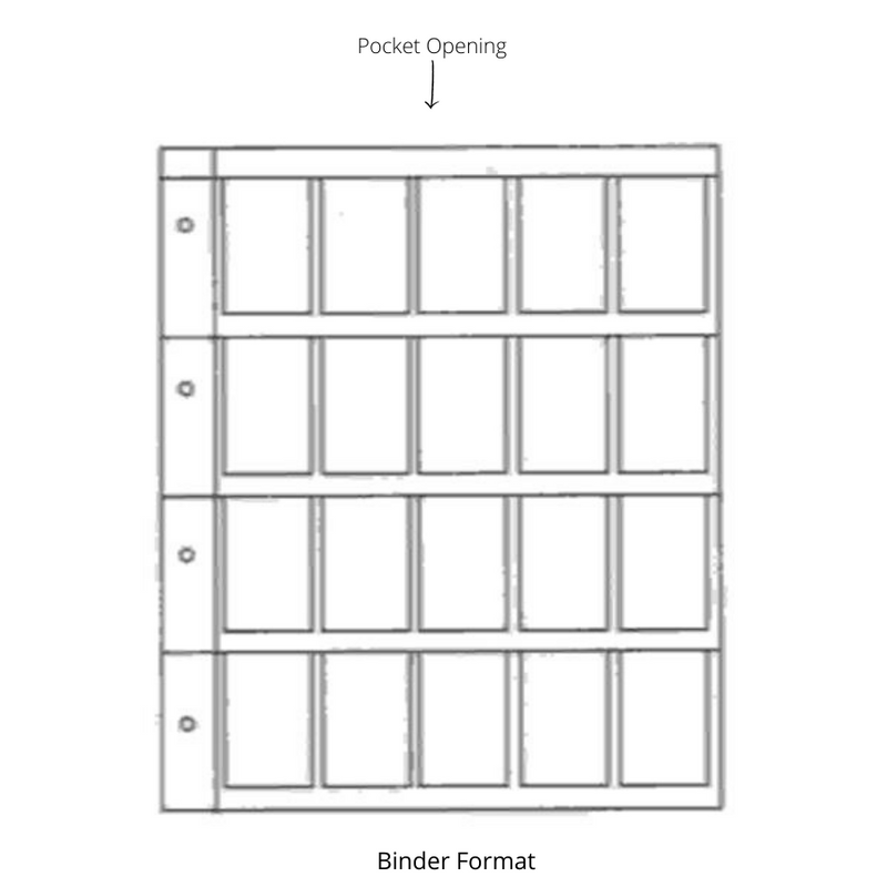 Secol Polyester Page 20 Pocket Collector Cards - 45mmx65mm