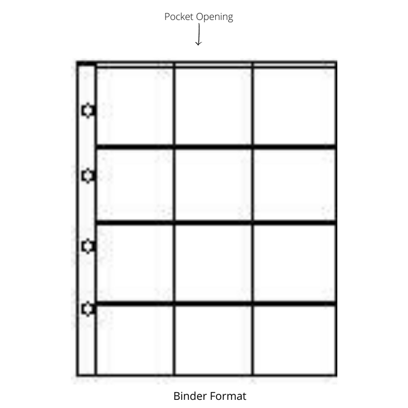 Secol Polyester Page 12 Pocket - 66mmx76mm