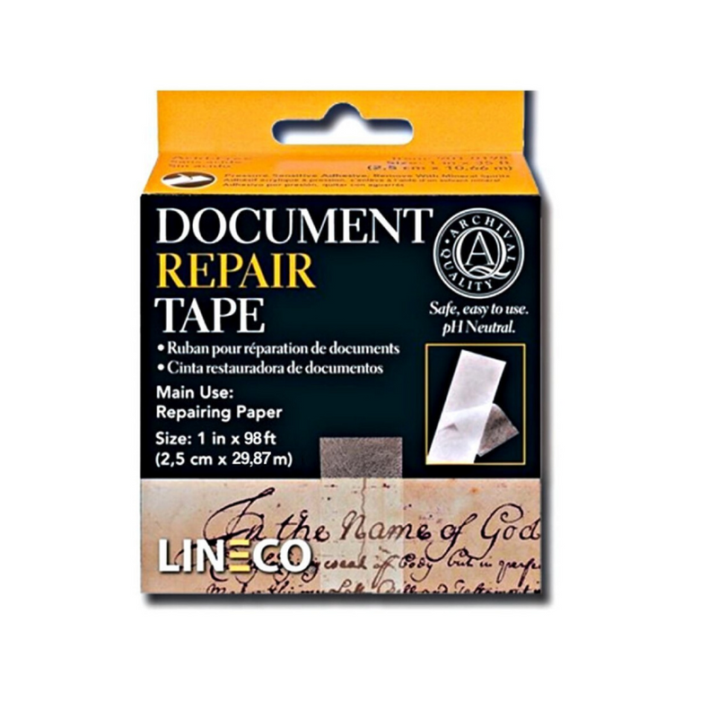 Lineco Document Repair Tape - strong mending tissue, repairing tears